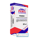 Шпатлевка полимерная финишная Perel FINISH, супербелая, 20 кг, PEREL