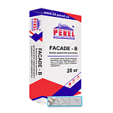 Шпатлевка цементная Perel FACADE-B, серая, 25 кг, PEREL