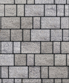 Тротуарная плитка СТАРЫЙ ГОРОД- Б.1.Фсм.8, комплект из 3 плит Искусственный камень Выбор