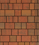 Тротуарная плитка УРИКО-А.1.УР.4, комплект из 3 видов плит Листопад гладкий Выбор