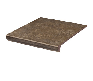 Фронтальная клинкерная ступень с капиносом Paradyz Ilario Brown, 330*299*11 мм Hit Ceramics