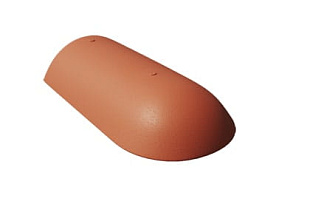 Таунус Начальная хребтовая черепица Красная BRAAS