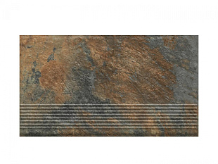 Фронтальная клинкерная ступень простая Paradyz Ardis Rust, 300*600*11 мм Hit Ceramics