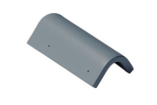 Таунус Боковая универсальная черепица Графит BRAAS