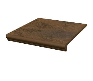 Фронтальная клинкерная ступень с капиносом Paradyz Semir Beige, 330*299*11 мм Hit Ceramics