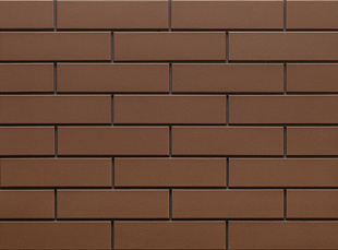Фасадные термопанели с клинкерной плиткой Brown 80мм ППС HIT Ceramics