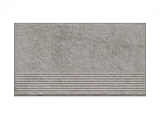 Фронтальная клинкерная ступень простая Paradyz Carrizo Grey, 300*600*11 мм Hit Ceramics
