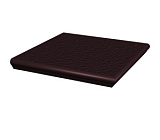 Угловая клинкерная ступень с капиносом Paradyz Natural Brown Duro, 330*330*11 мм Hit Ceramics