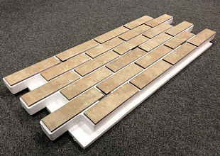 Термопанели с клинкерной плиткой Cloud Brown HITCERAMICS