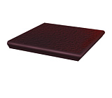 Угловая клинкерная ступень с капиносом Paradyz Cloud Brown Duro, 330*330*11 мм Hit Ceramics