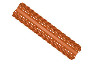 Аэроэлемент конька/хребта А Черный BRAAS