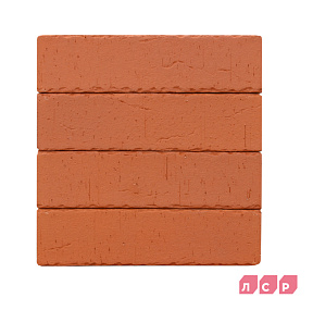  Клинкер фасадный красный "Кембридж" 0,71NF винтаж