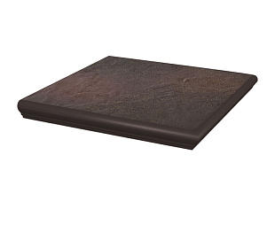 Угловая клинкерная ступень с капиносом Paradyz Semir Rosa, 330*330*11 мм Hit Ceramics