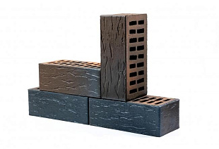  Кирпич лицевой "Баварская кладка" 1,4 НФ (полуторный), рустикатор Пятый элемент