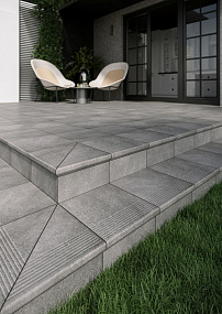 Напольная клинкерная плитка Paradyz Mattone Sabbia Grafit 300*300*11 мм Hit Ceramics