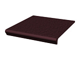 Фронтальная клинкерная ступень с капиносом Paradyz Natural Brown Duro, 330*299*11 мм Hit Ceramics