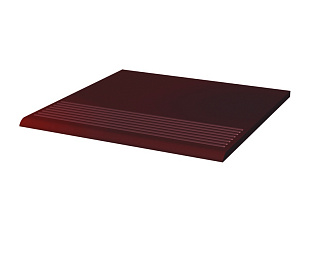 Фронтальная клинкерная ступень простая Paradyz Cloud Brown, 300*300*11 мм Hit Ceramics